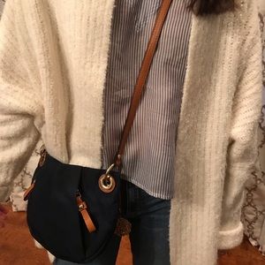 Vince Camaro Crossbody Bag Purse Navy Blue